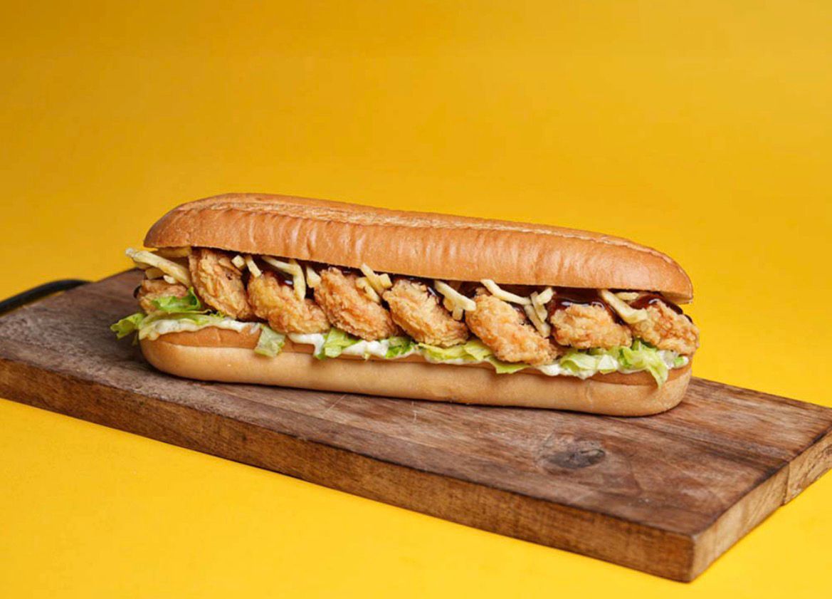 Chahine's shrimp sandwich