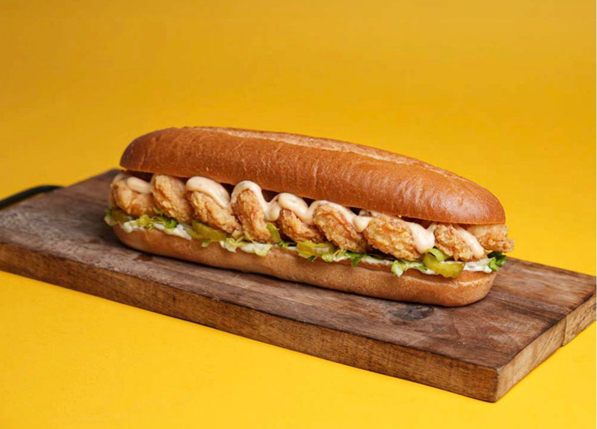 Crispy Shrimps Sandwich